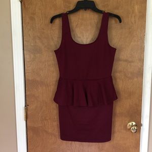 Burgundy Dress